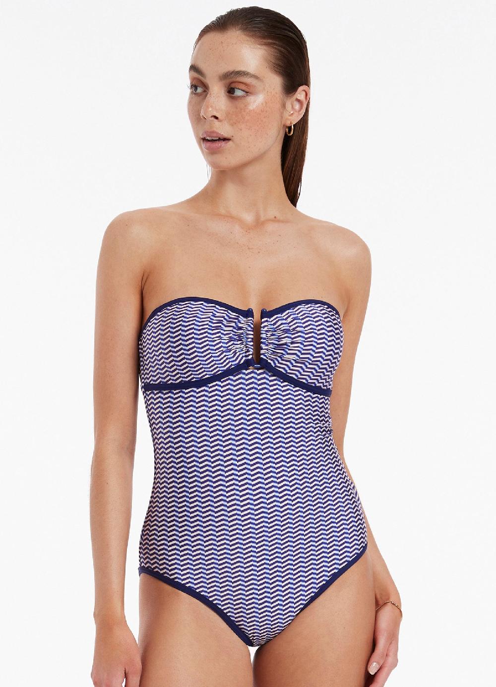 Jets Australia Amoudi Bandeau One Piece - Sapphire