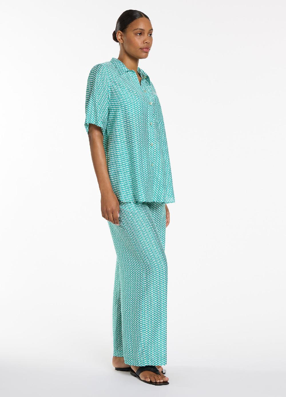 Jets Australia Asceno Short Sleeve Shirt - Mineral