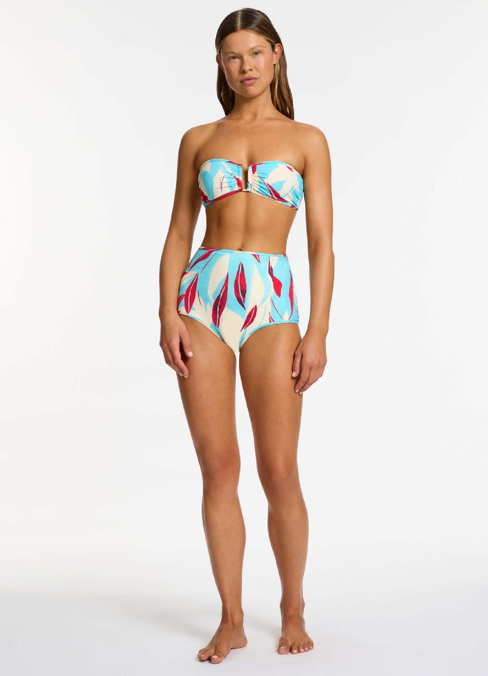 Jets Australia Fauna Bandeau Bikini Top - Dolce