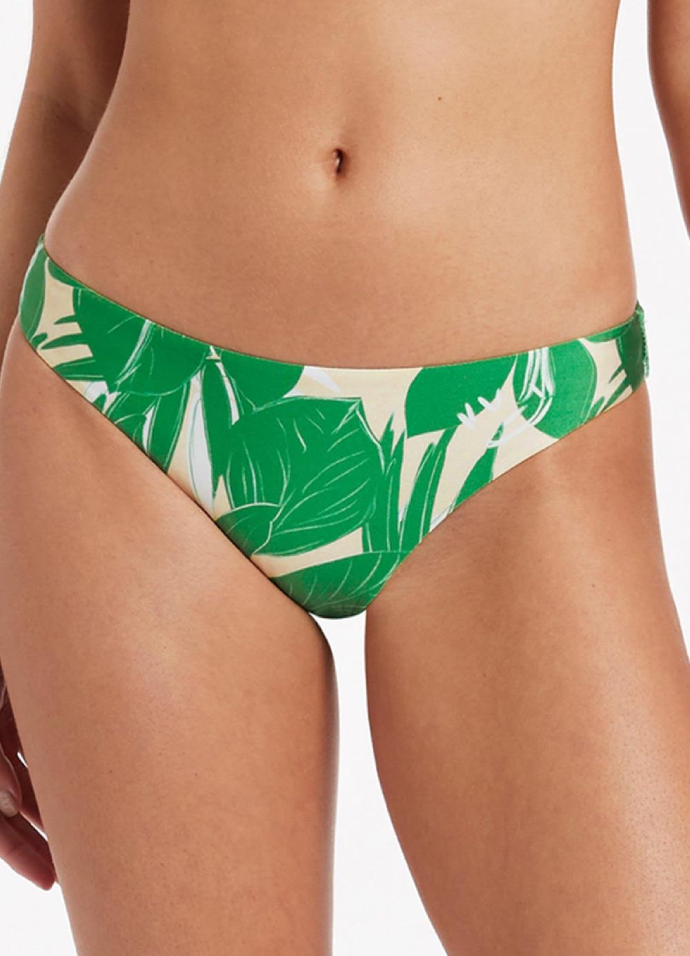 Jets Australia Floreale Hipster Pant - Green