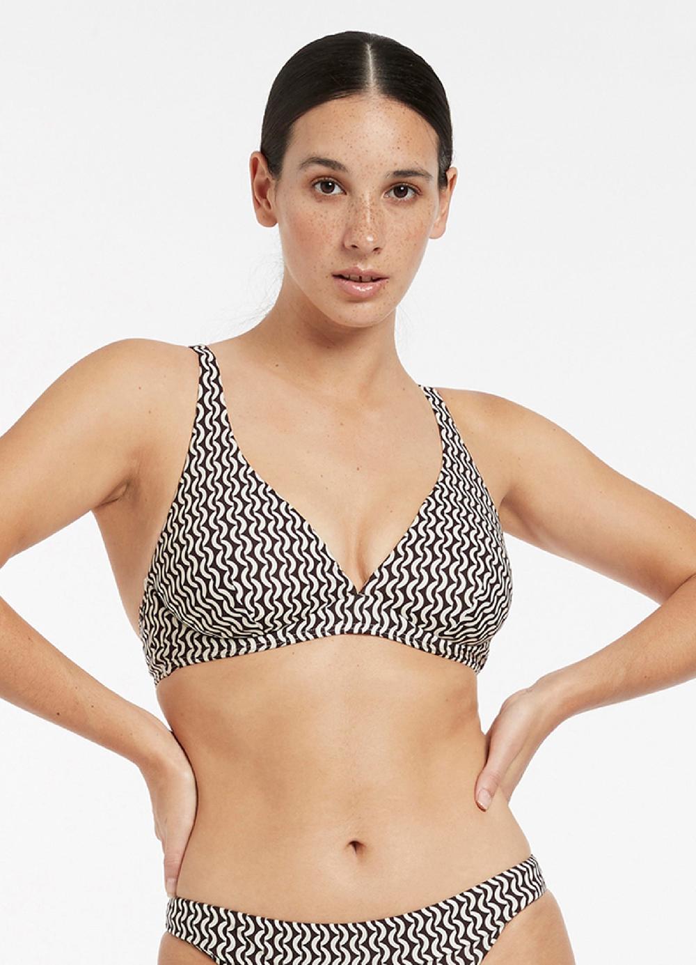 Jets Australia Ipanema D/DD U/Wire Top - Chocolate