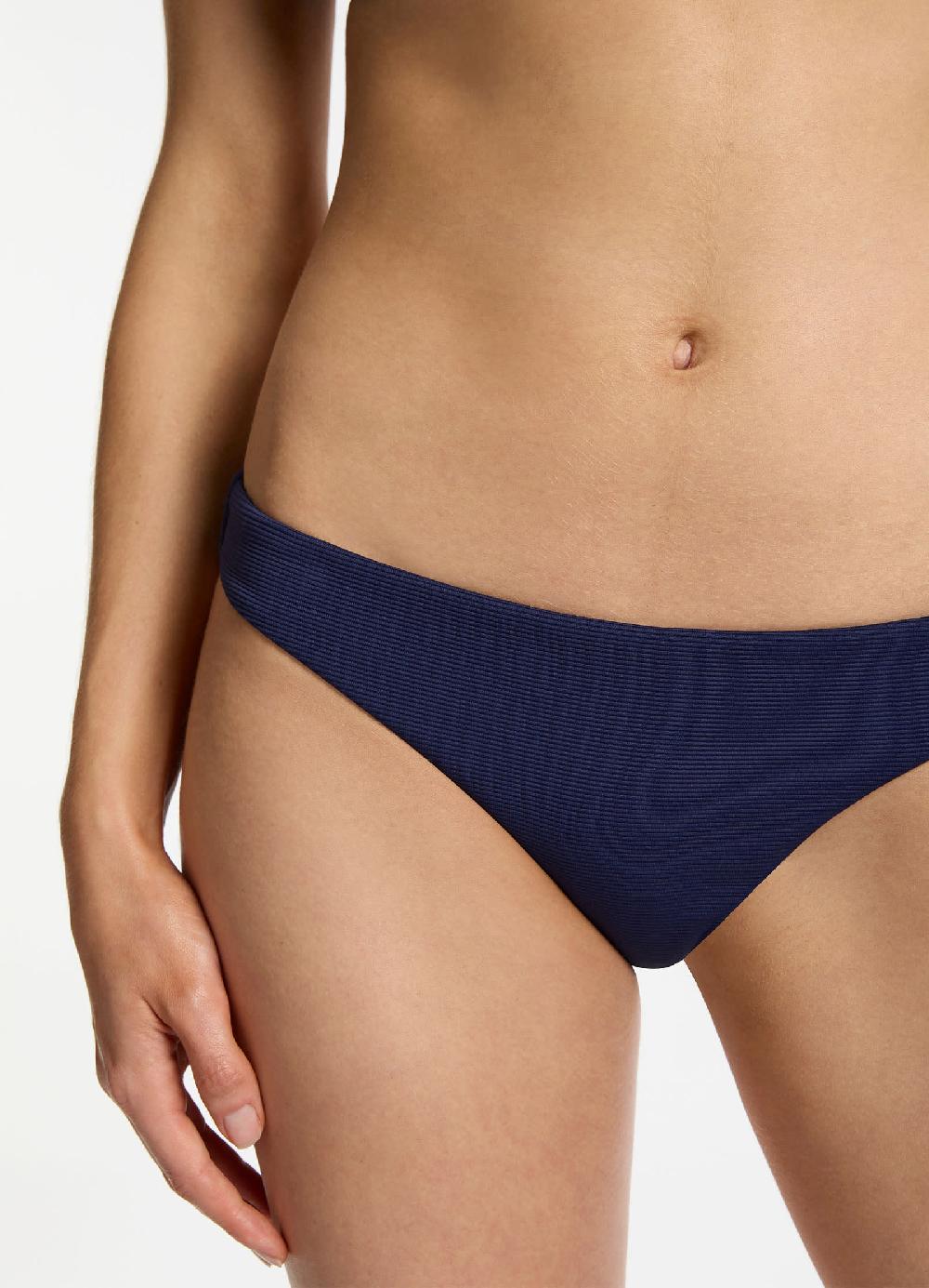 Jets Australia Isla Rib Hipster Bikini Bottom - Ink