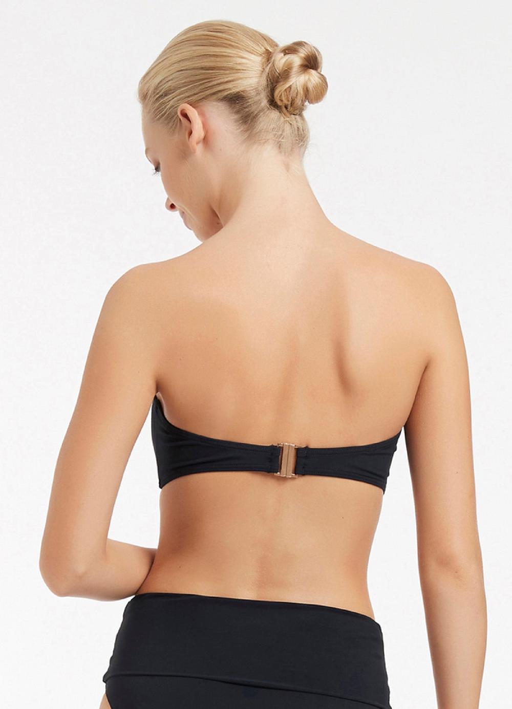 Jets Australia Jetset Bandeau Bikini Top - Deep Navy