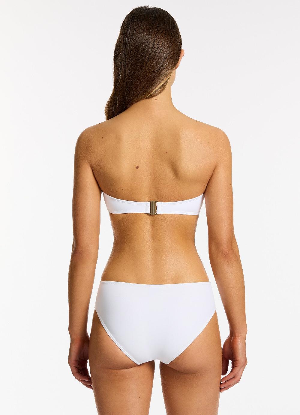 Jets Australia Jetset Bandeau Bikini Top - White