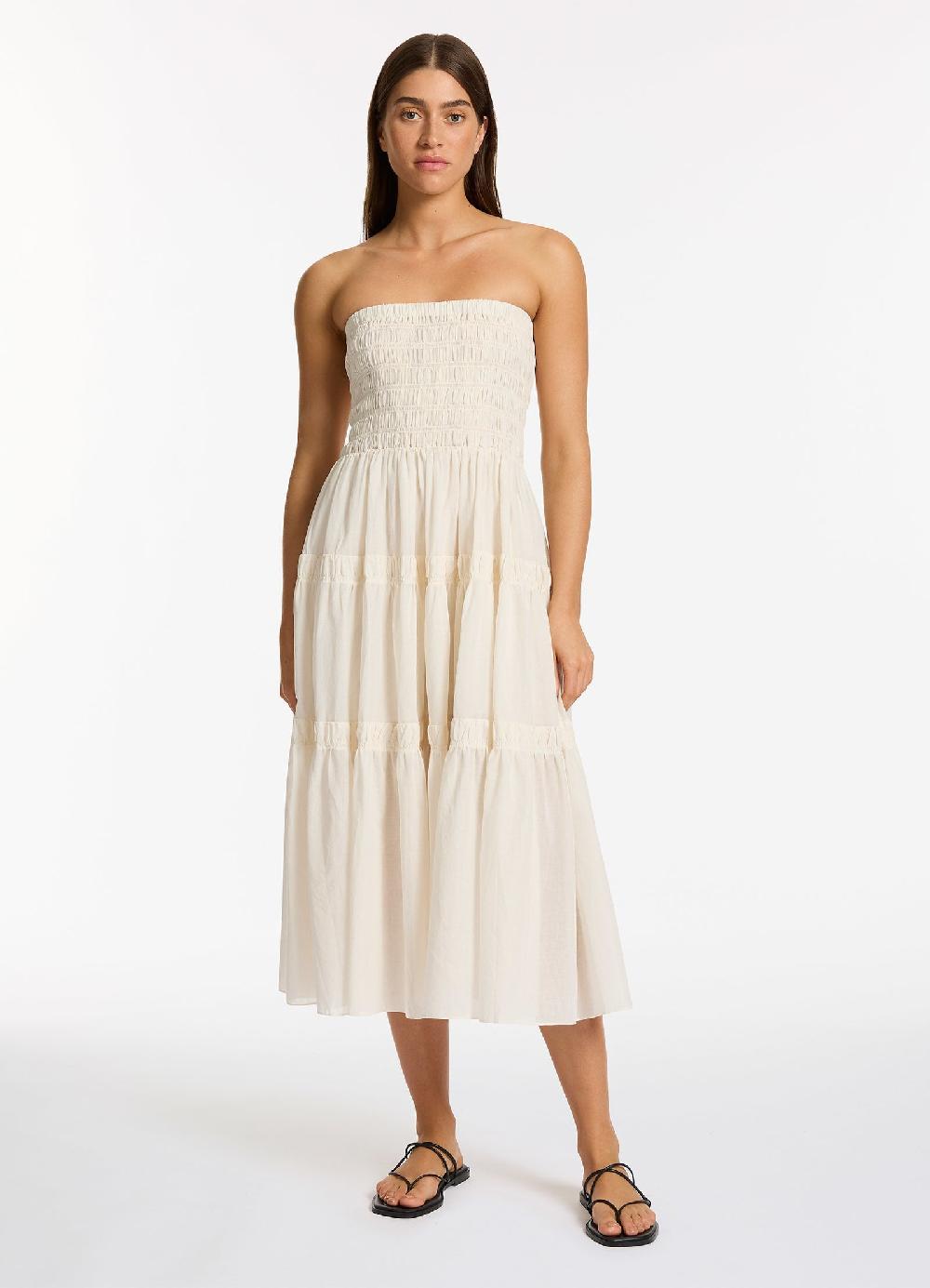 Jets Australia Jetset Convertible Maxi Dress - Cream