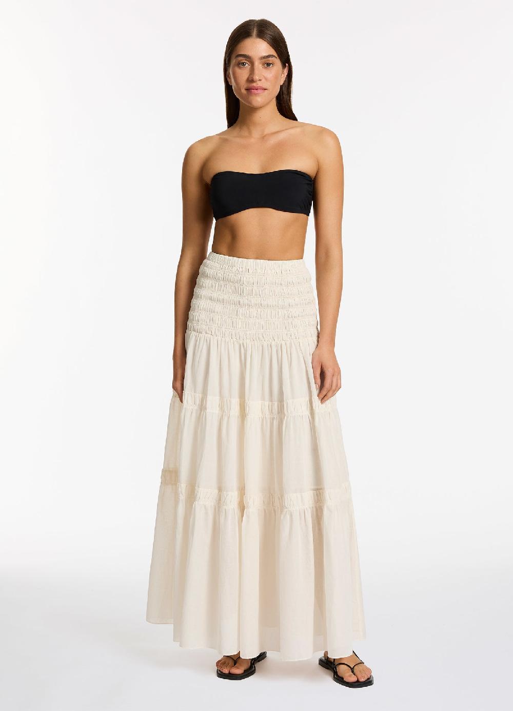 jets australia Jetset Convertible Maxi Dress - Cream