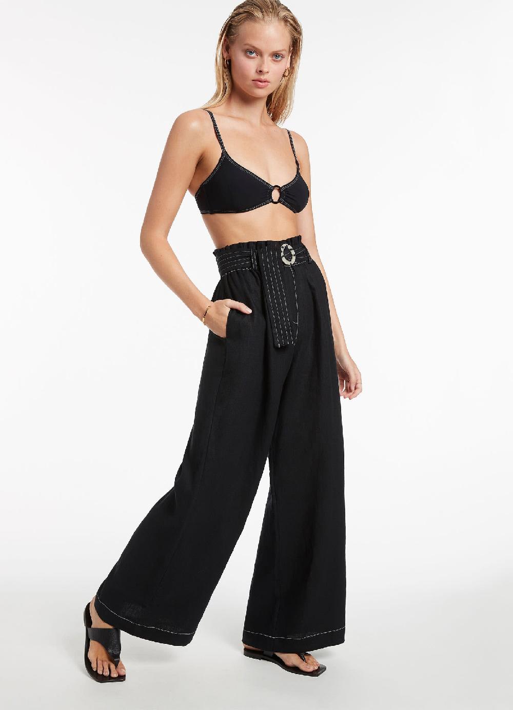 Jets Australia Jetset Highwaist Pants - Black