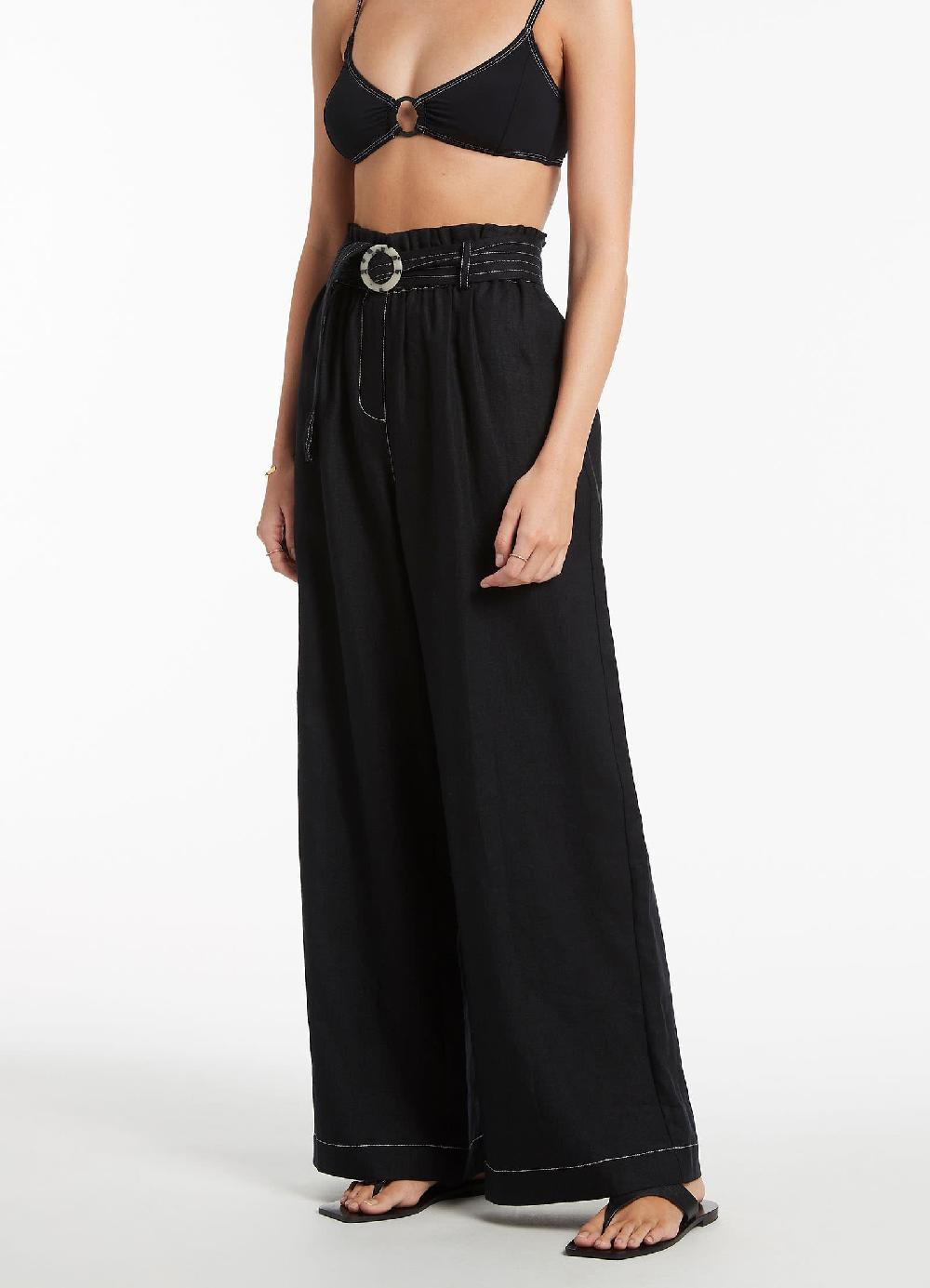 Jets Australia Jetset Highwaist Pants - Black