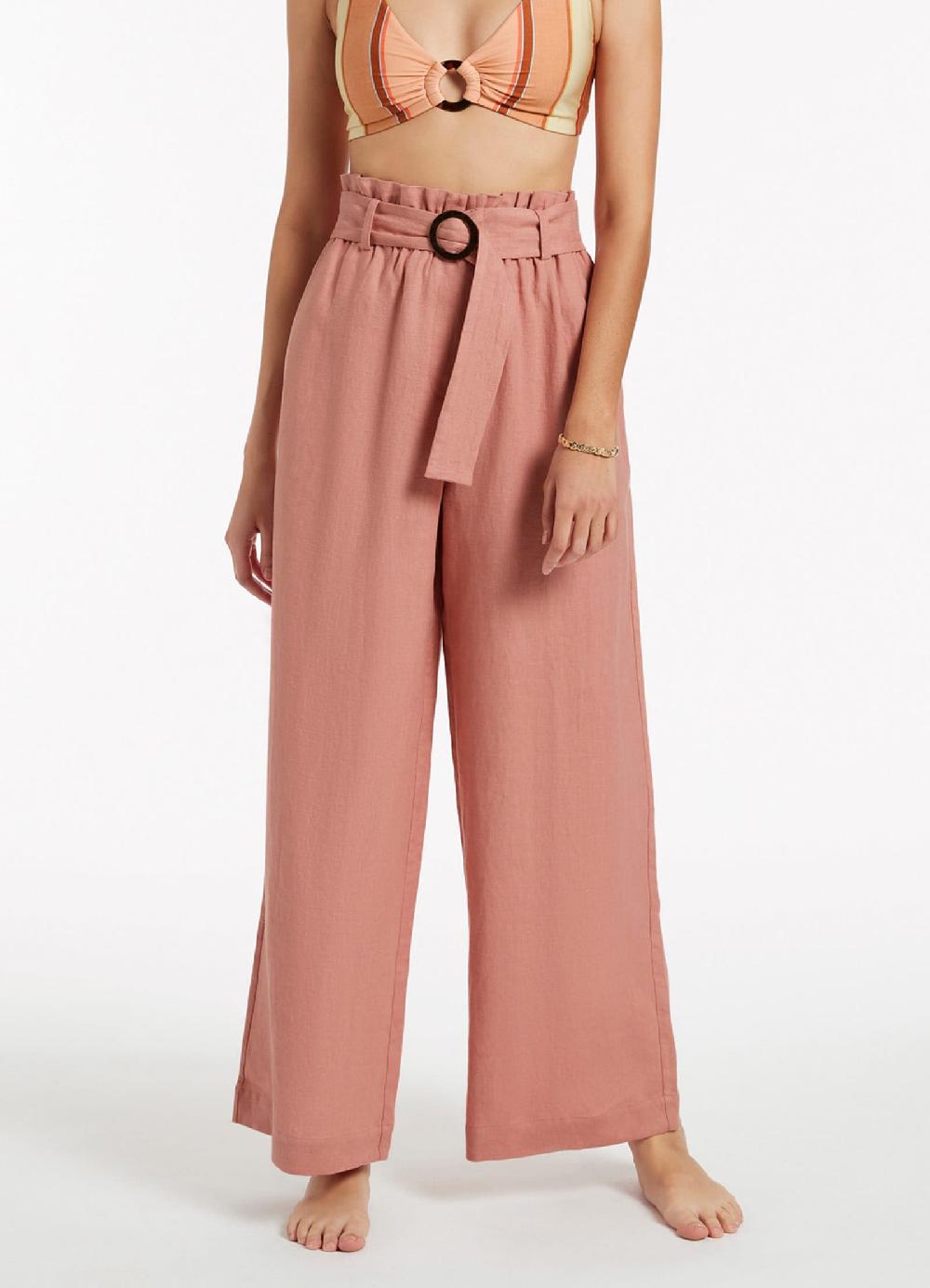 Jets Australia Jetset Highwaist Pants - Musk