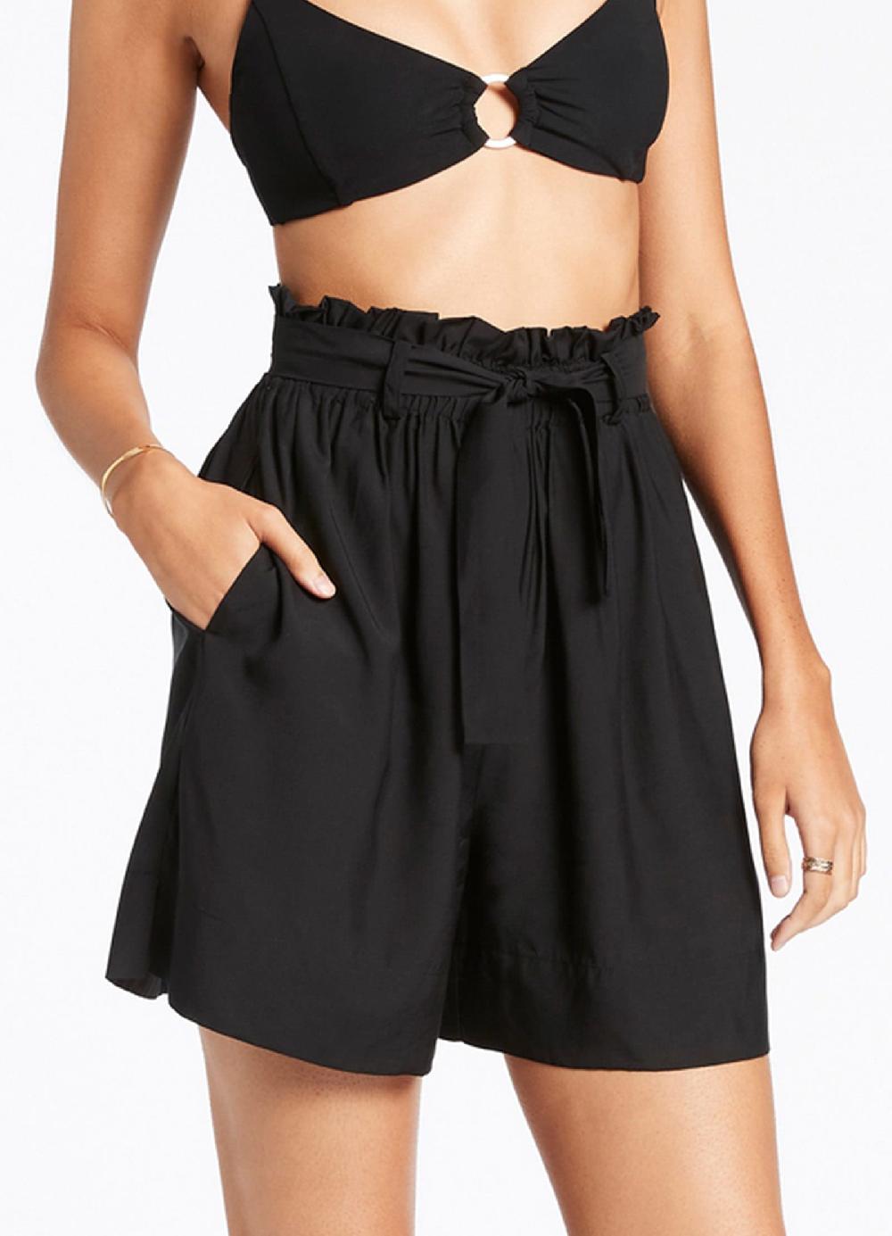 Jets Australia Jetset Highwaist Short - Black