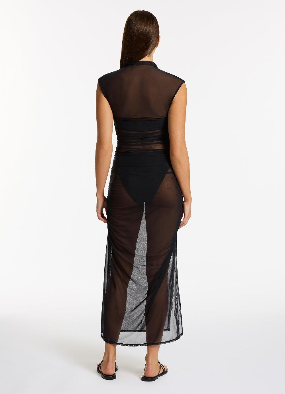 Jets Australia Jetset Lure Mesh Dress - Black