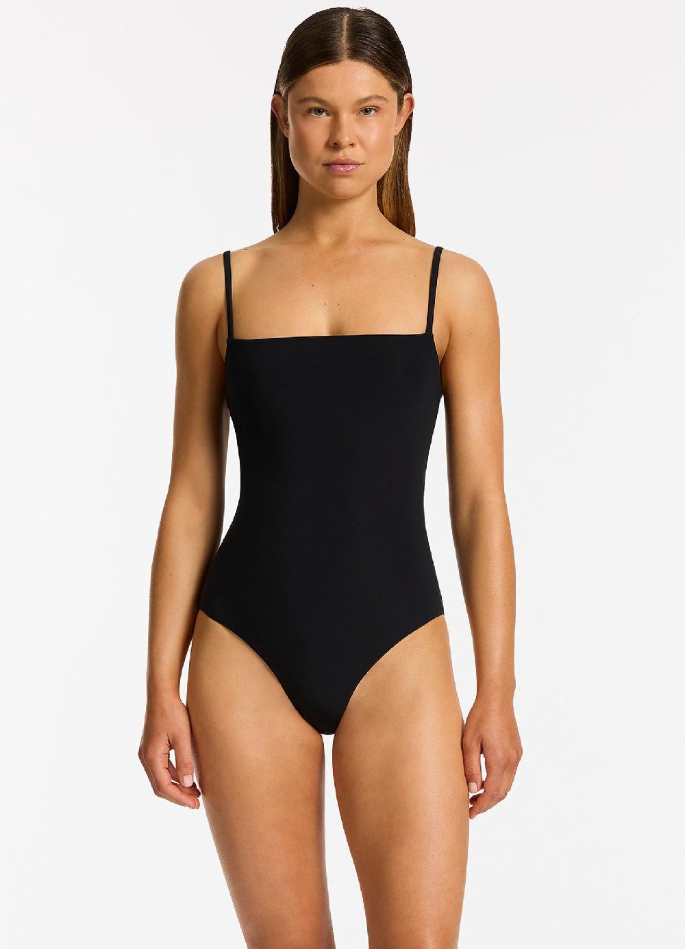Jets Australia Jetset Minimal Tank One Piece - Black