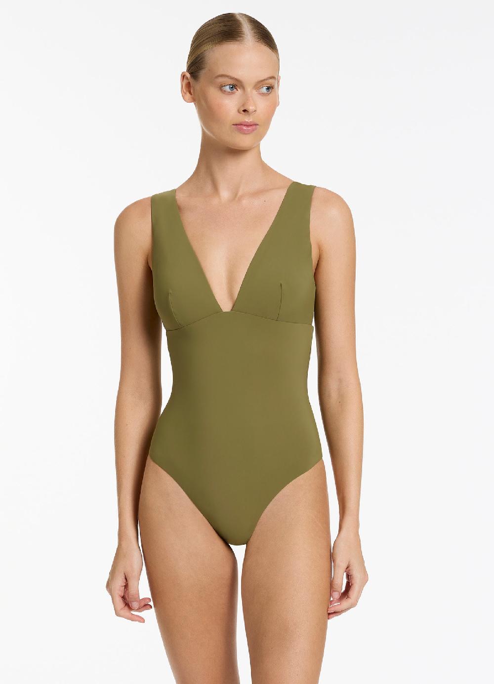 jets australia Jetset Plunge One Piece - Moss
