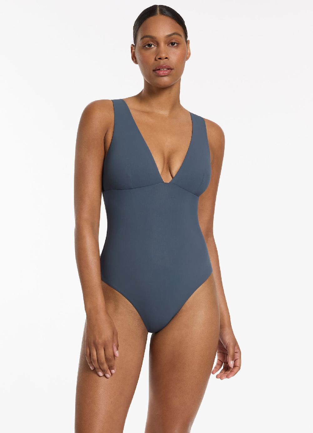 jets australia Jetset Plunge One Piece - Steel Blue