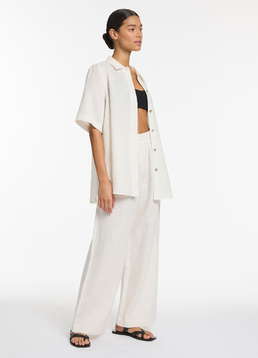 Jets Australia Jetset Short Sleeve Shirt - Chalk