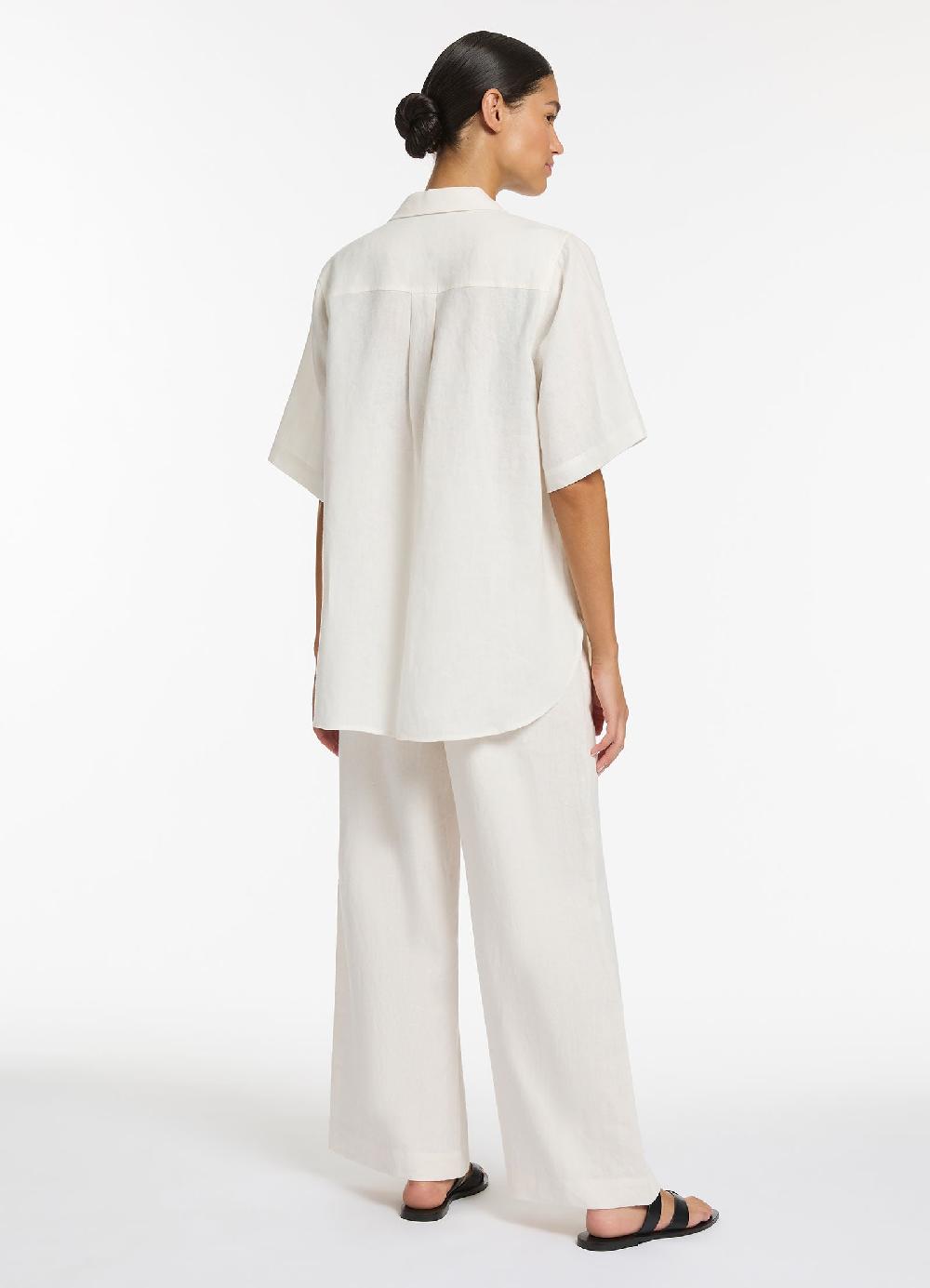 Jets Australia Jetset Short Sleeve Shirt - Chalk