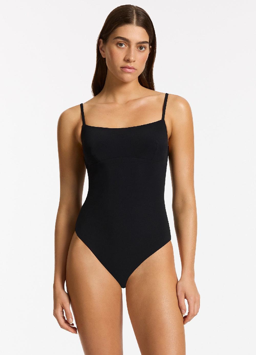 Jets Australia Jetset Tank One Piece - Black