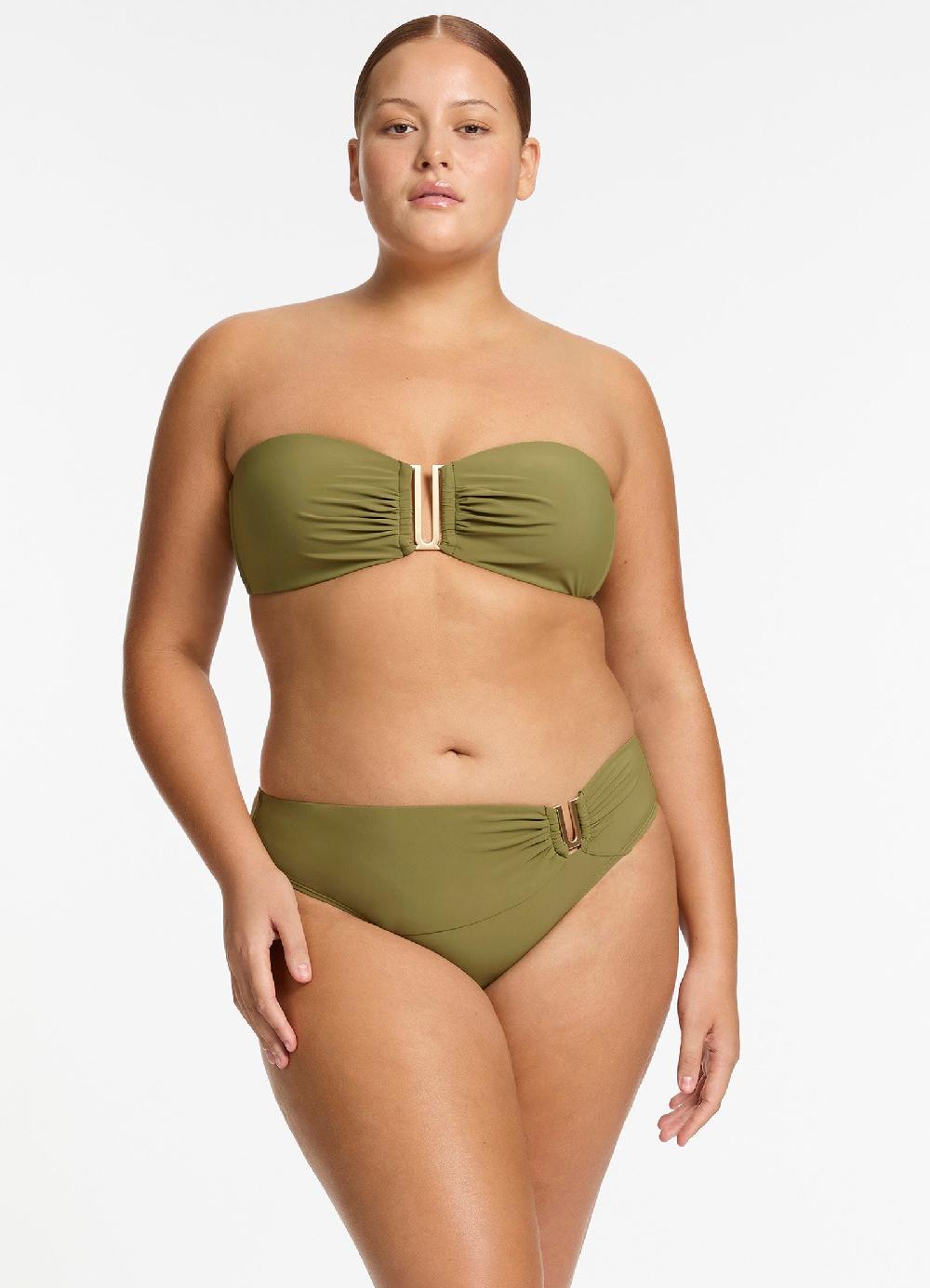 Jets Australia Jetset U Trim Mid Pant - Moss