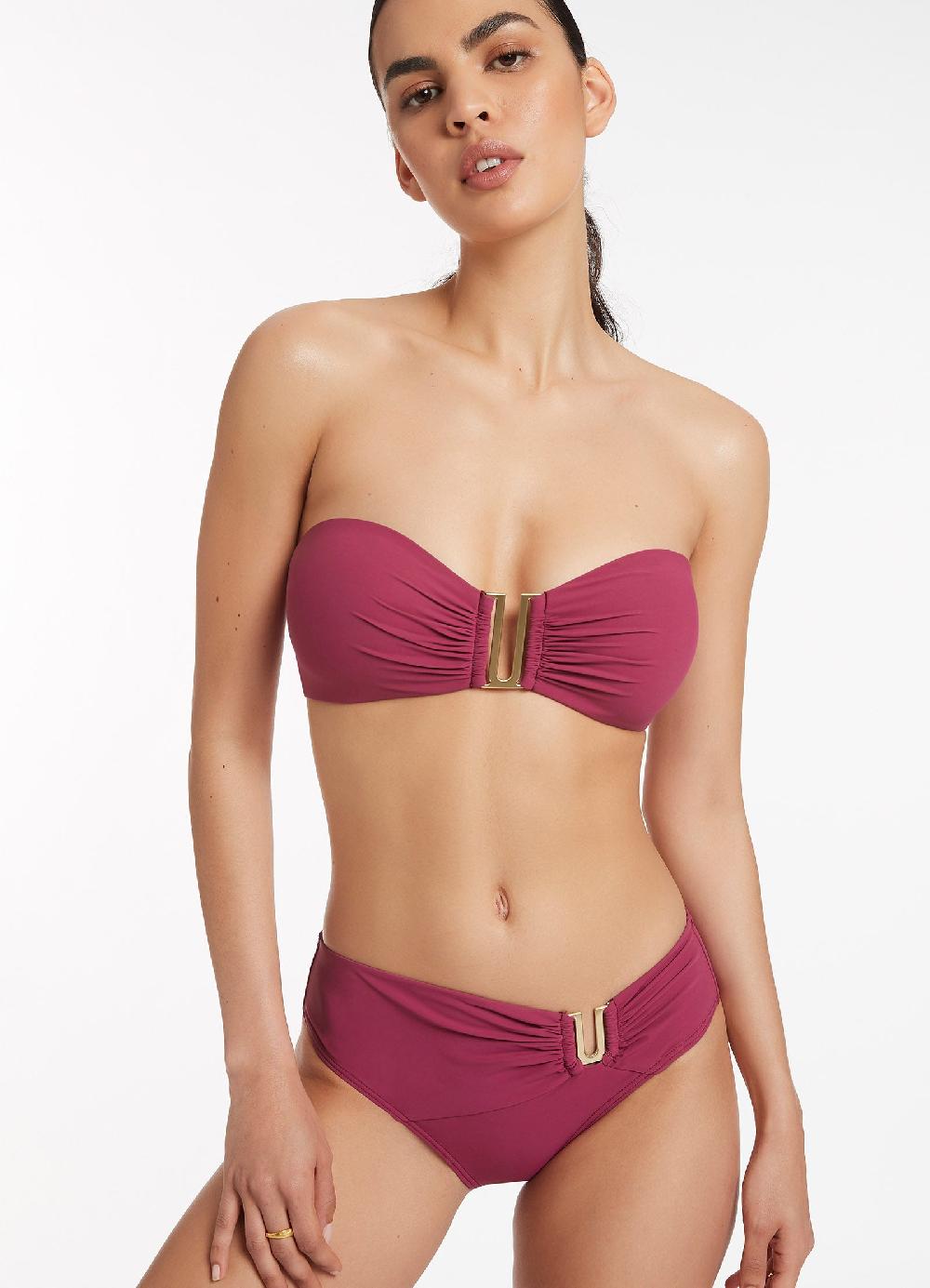 Jets Australia Jetset U Trim Mid Pant - Orchid