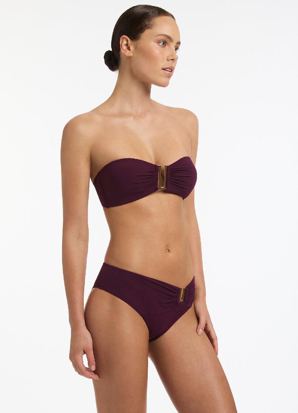 Jets Australia Jetset U Trim Mid Pant - Port