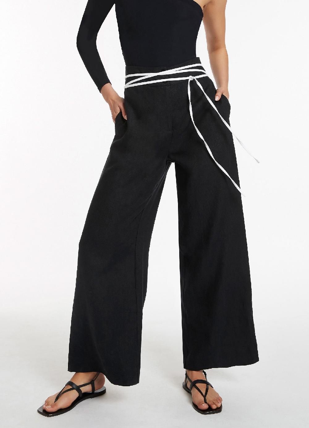 Jets Australia Jetset Wide Leg Pant - Black