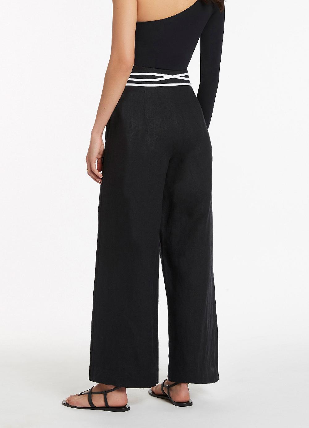 Jets Australia Jetset Wide Leg Pant - Black