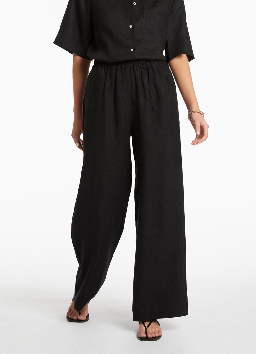 Jets Australia Jetset Wide Leg Pants - Black
