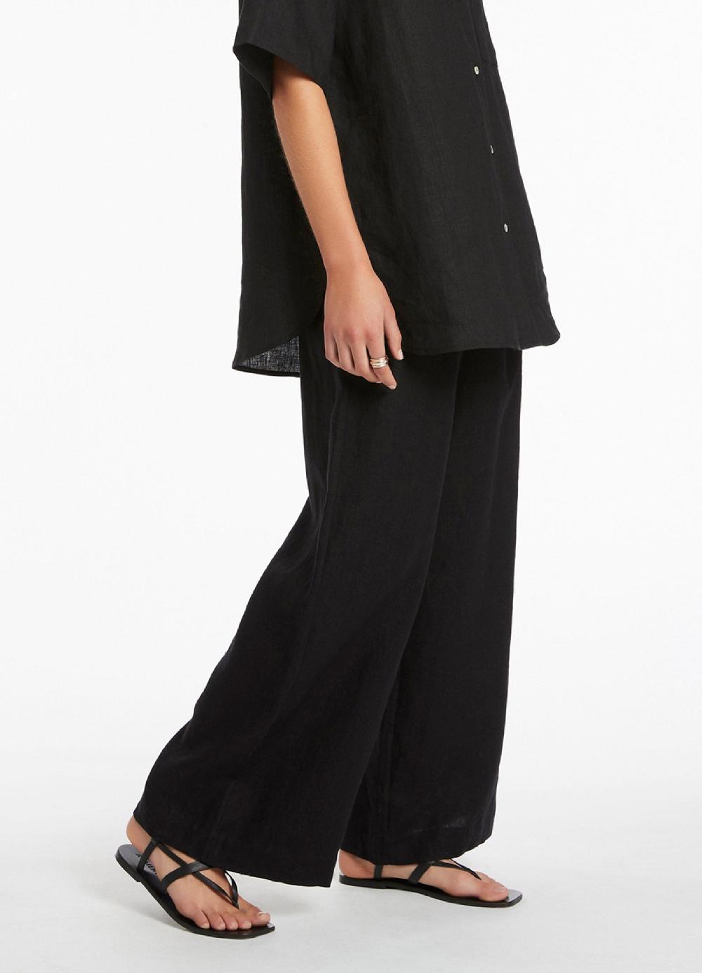 Jets Australia Jetset Wide Leg Pants - Black