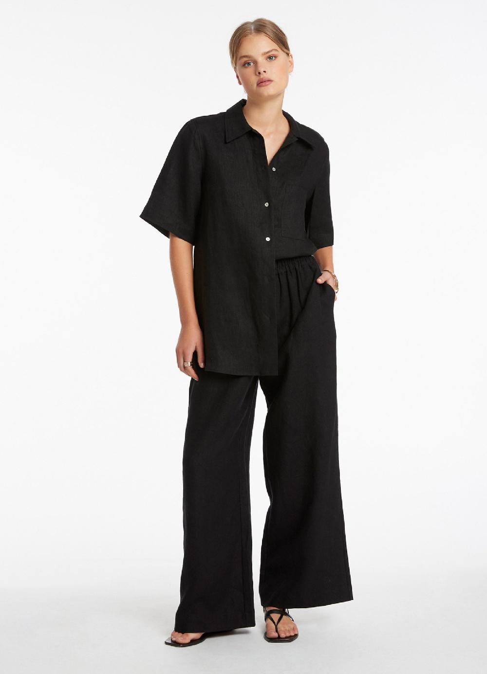 jets australia Jetset Wide Leg Pants - Black