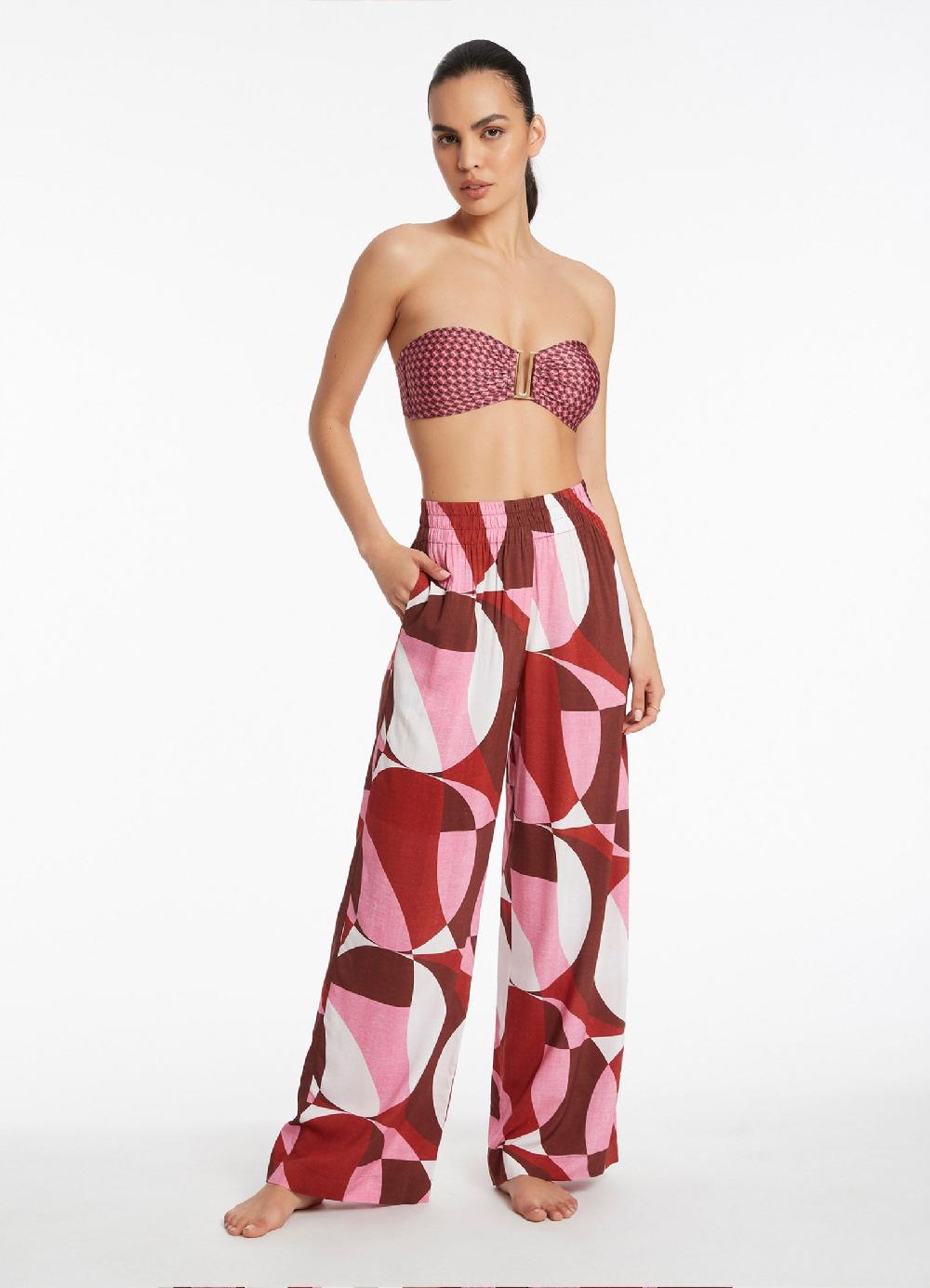 Jets Australia Lalita Wide Leg Pant - Orchid