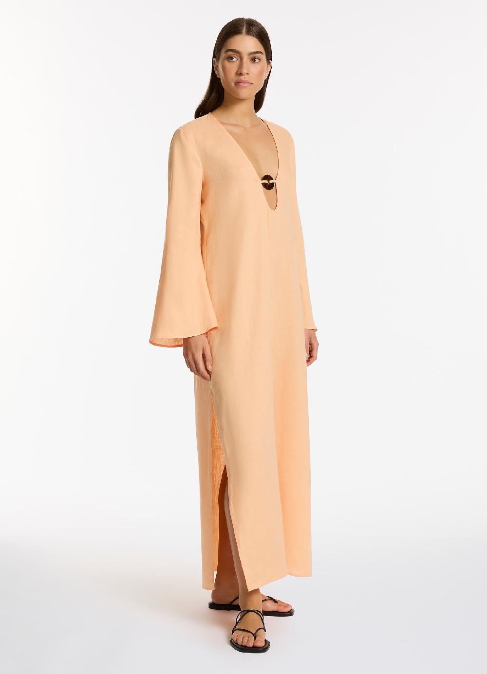 Jets Australia Mattala Maxi Kaftan - Peach