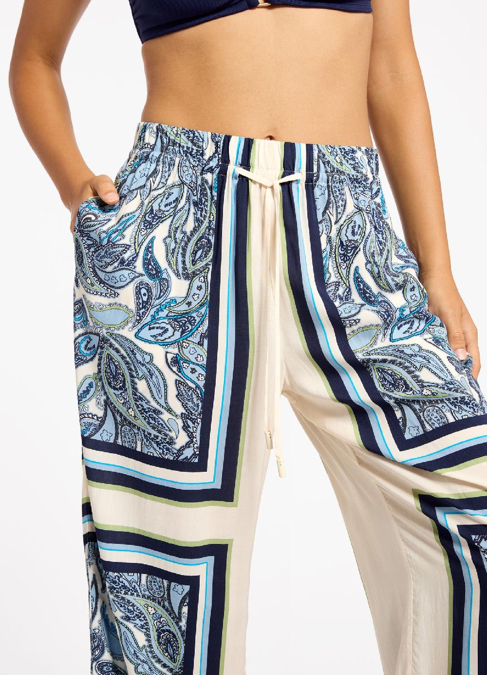 Jets Australia Oasis Paisley Relaxed Pant