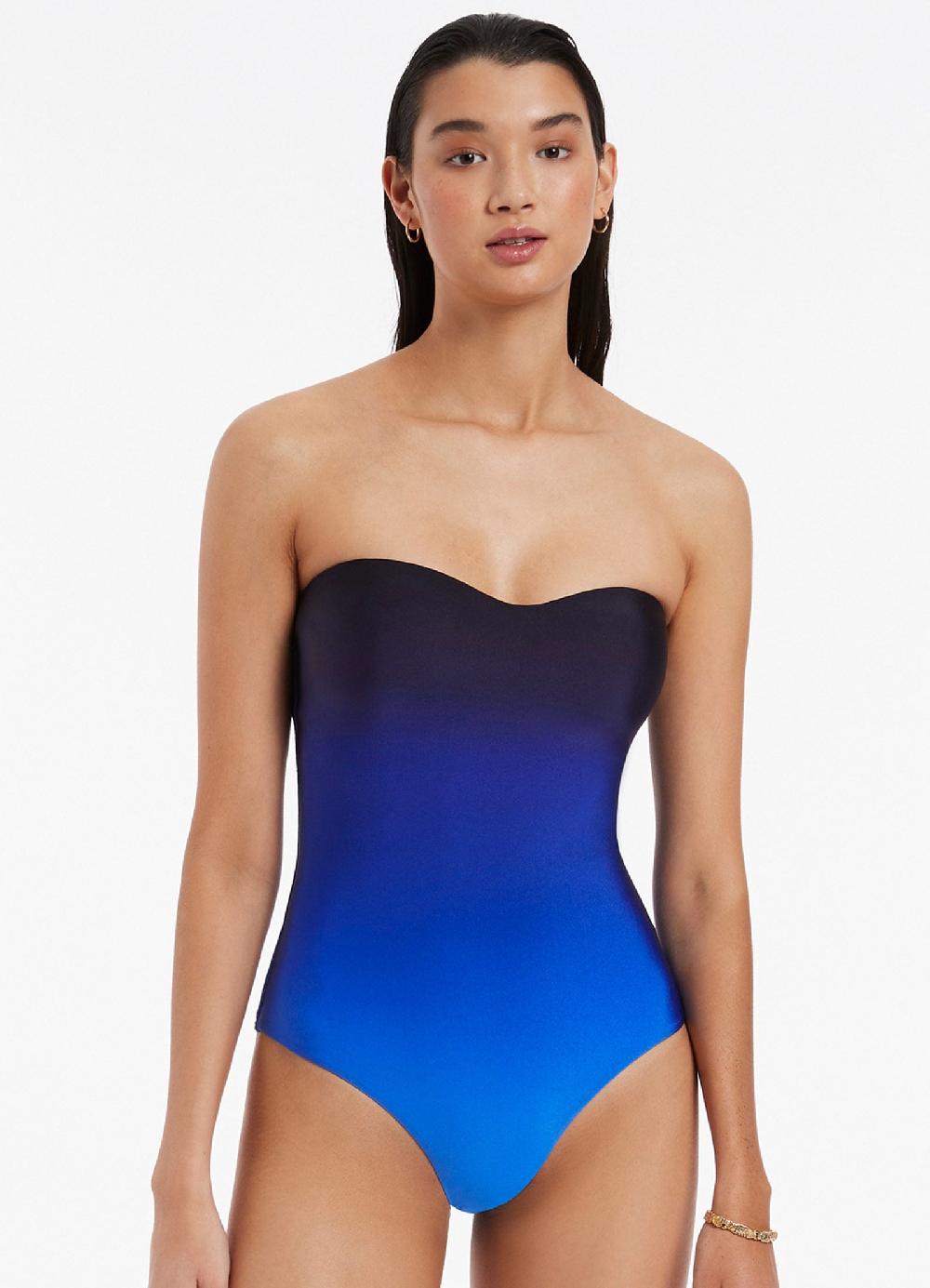 Jets Australia Oia Sunset Bandeau One Piece - Ocean