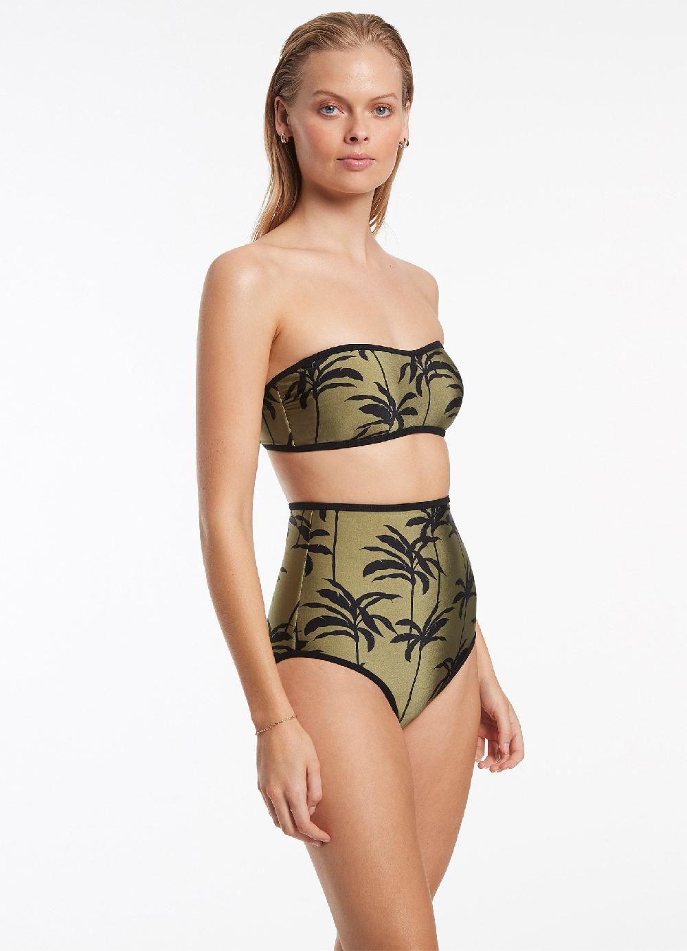 Jets Australia Palme Minimal Bandeau Top - Olive
