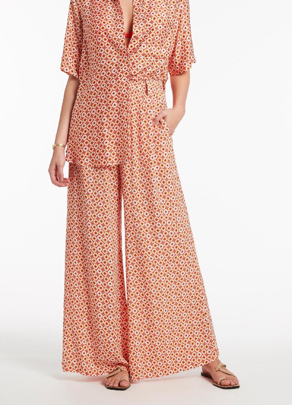 Jets Australia Playa Flowing Pant - Fiamma