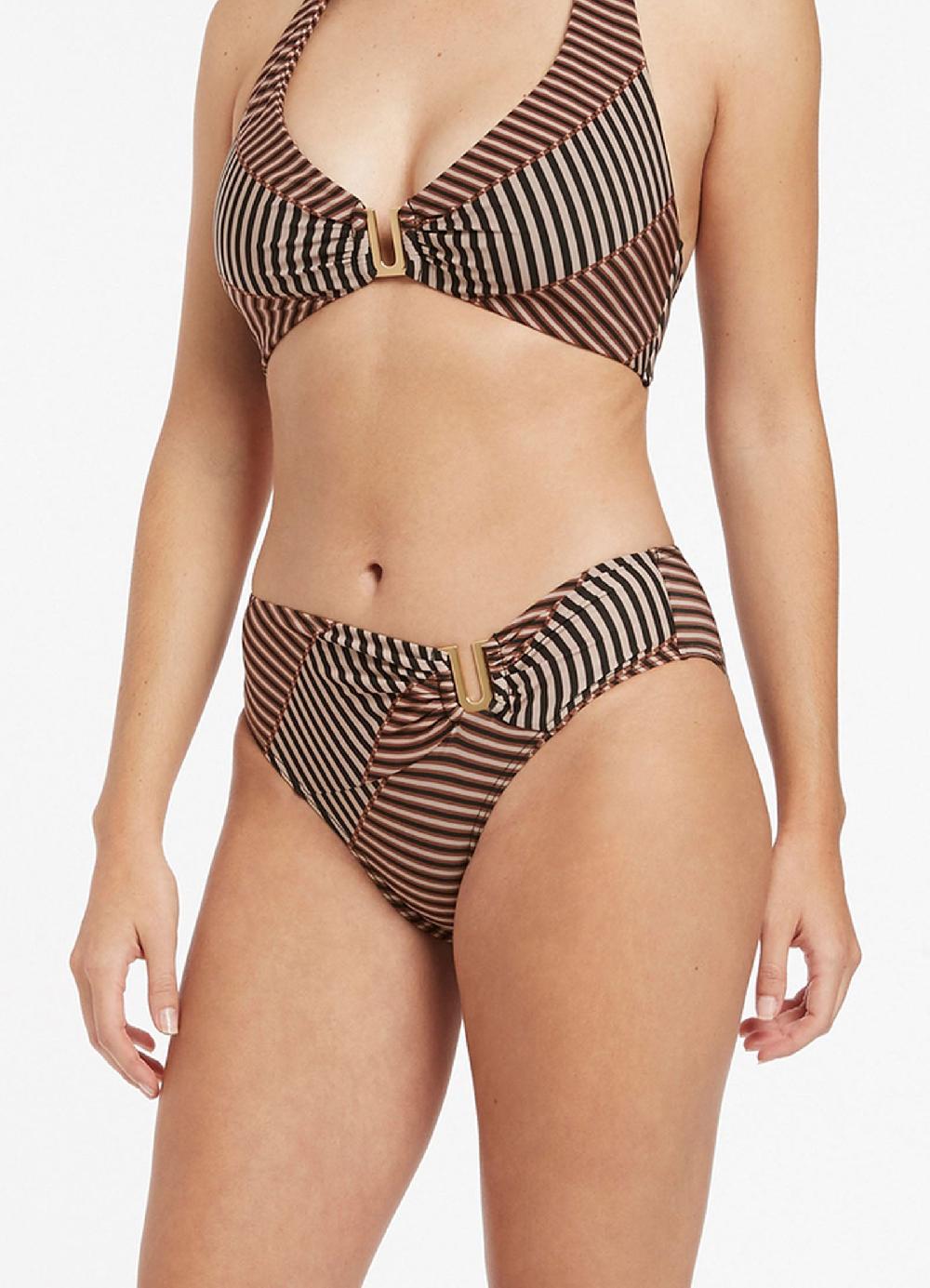 Jets Australia Raya U Trim Mid Pant - Tobacco