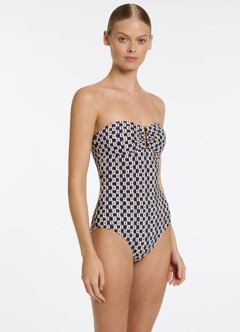 Jets Australia Rio Bandeau One Piece - Ink