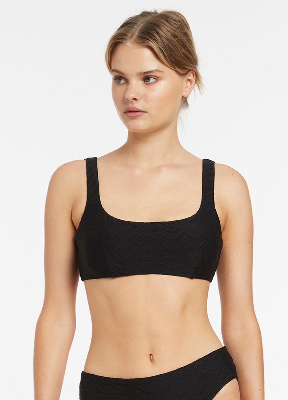 Jets Australia Rio C_D U/Wire Top - Black