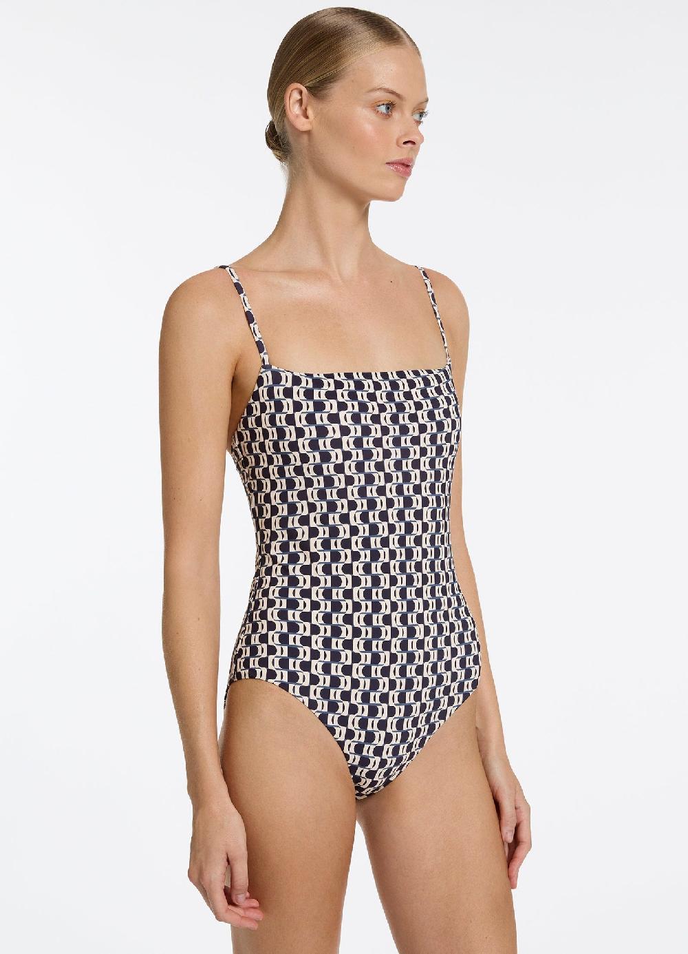 Jets Australia Rio Minimal Tank One Piece - Ink