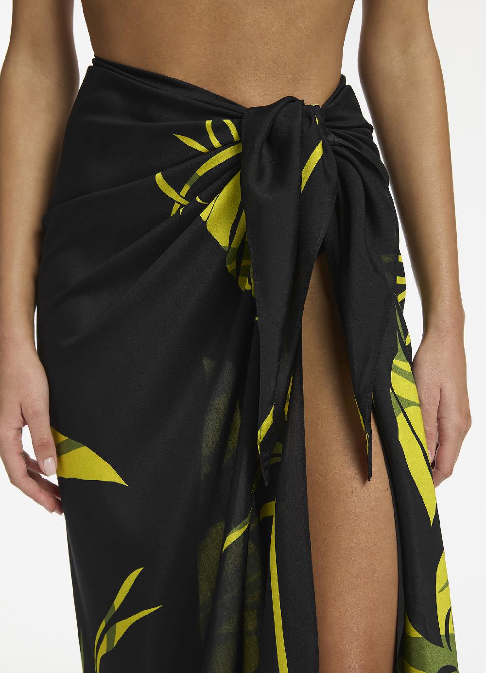 Jets Australia Shadow Palm Sarong - Black