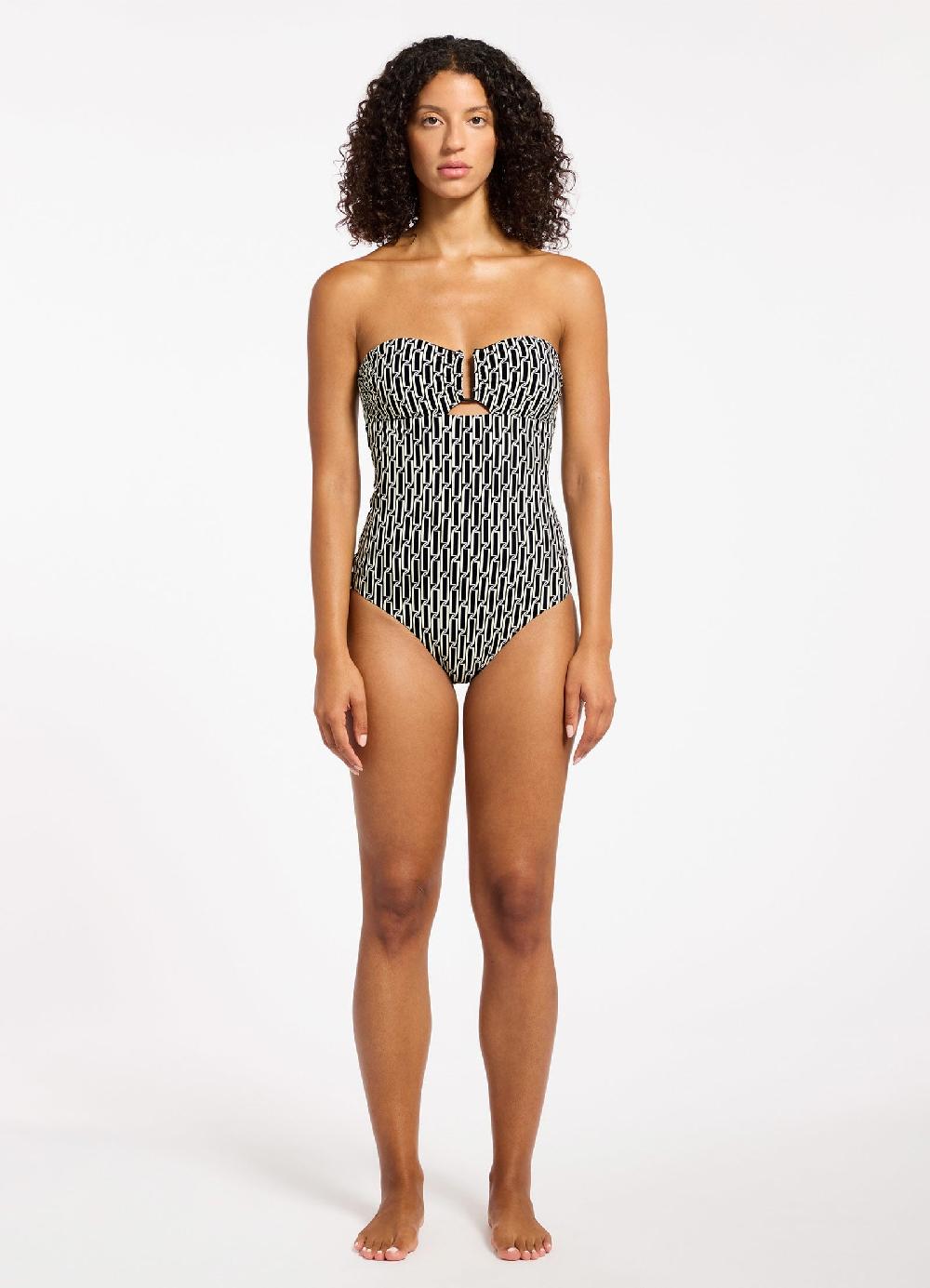jets australia Spring Geo Bandeau One Piece