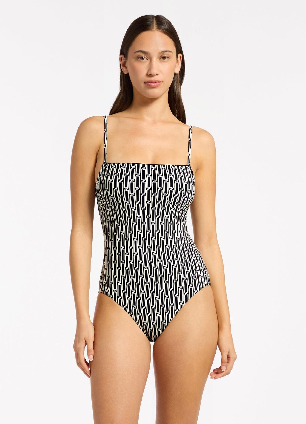 Jets Australia Spring Geo Minimal Tank One Piece