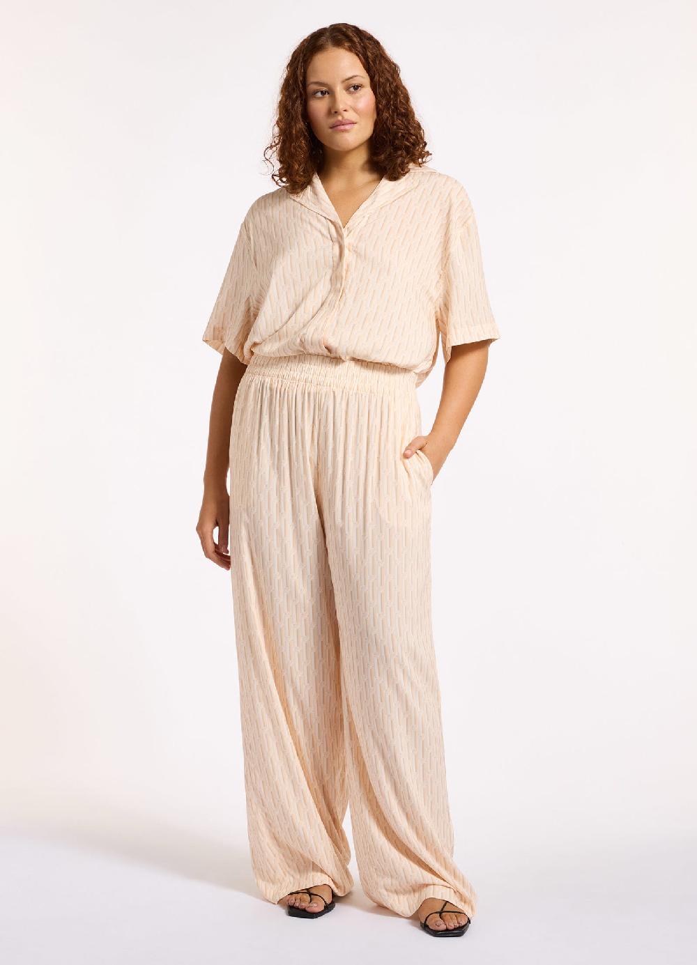Jets Australia Spring Geo Wide Leg Pant