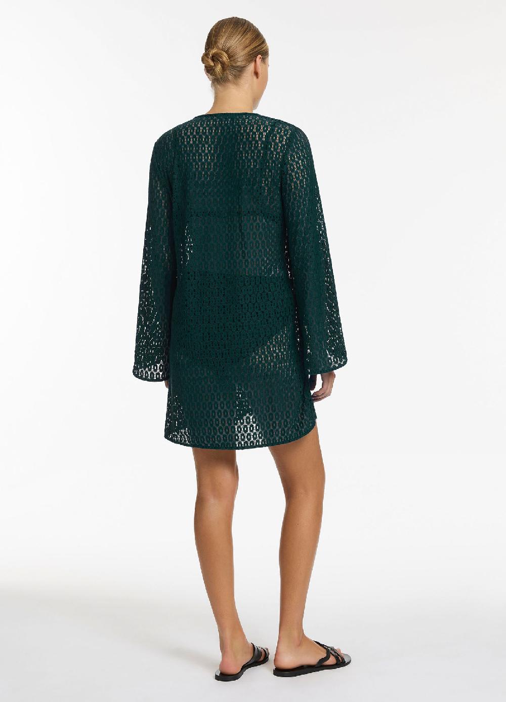 Jets Australia Stretch Lace Kaftan - Forest