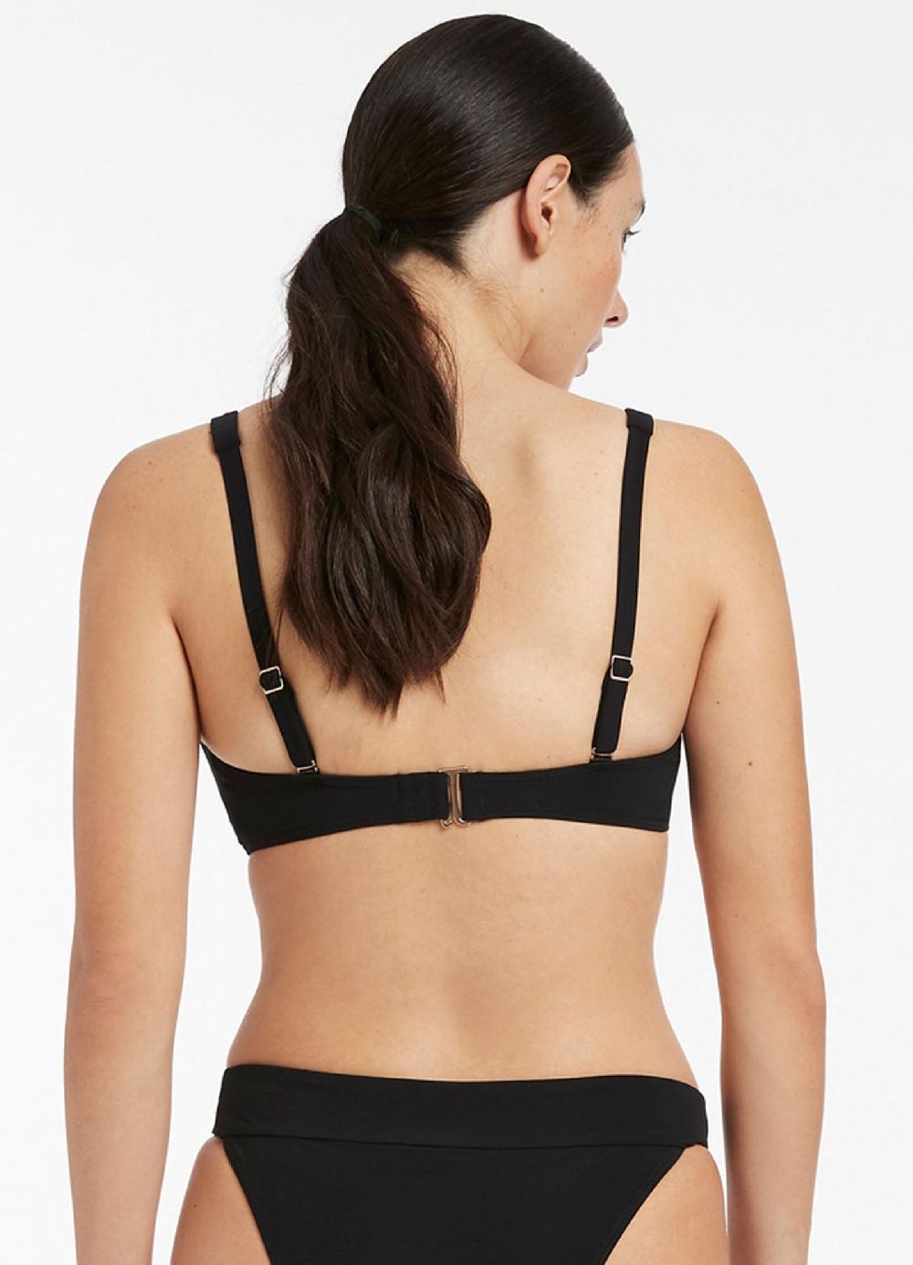 Jets Australia JETSET D/DD Underwire Bikini Top - Black