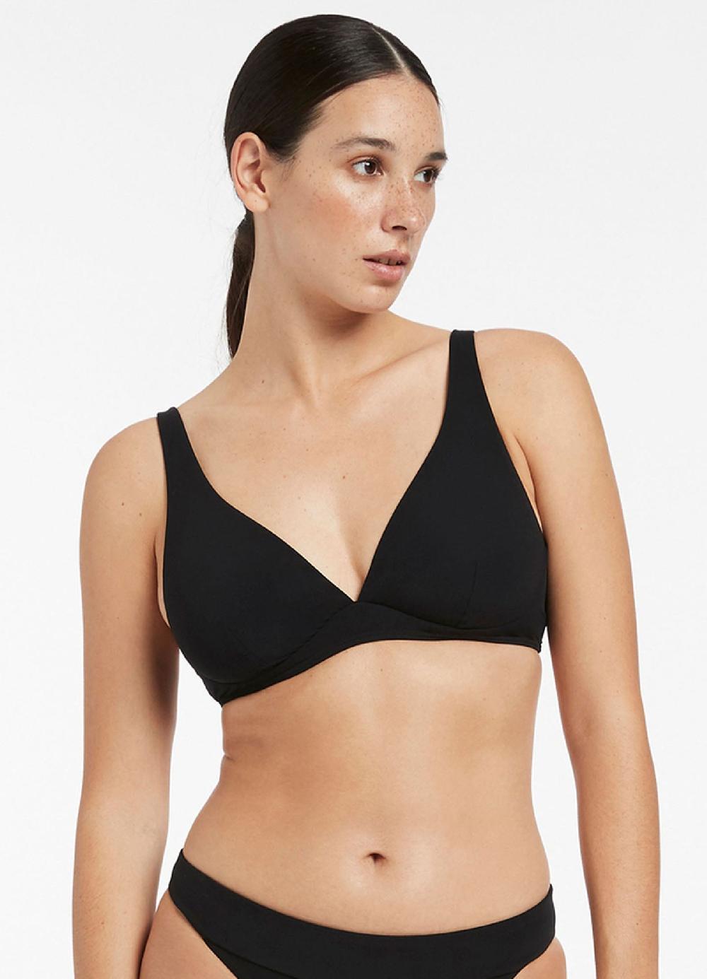 jets australia JETSET D/DD Underwire Bikini Top - Black