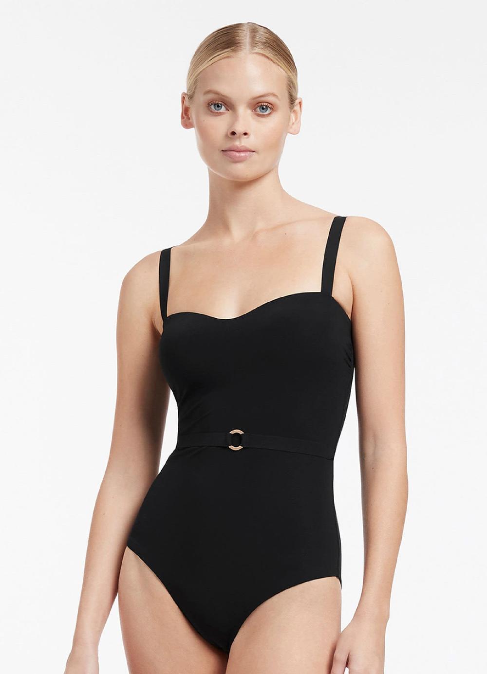 Jets Australia Jetset Infinity Tank One Piece - Black