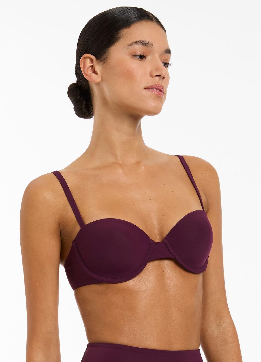 Jets Australia Jetset Moulded Balconette Bikini Top - Port