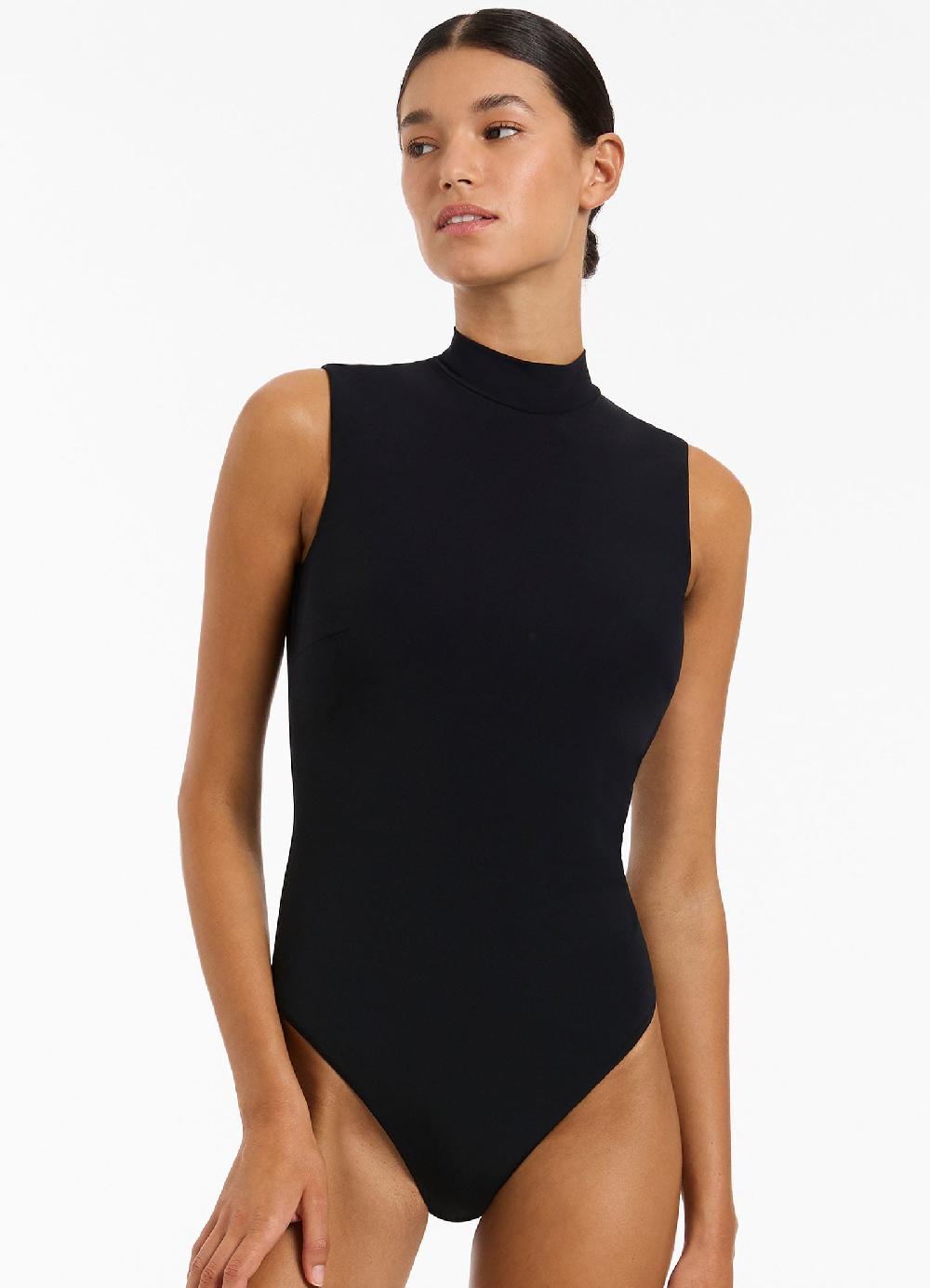 Jets Australia Jetset Sleeveless High Neck One Piece - Black