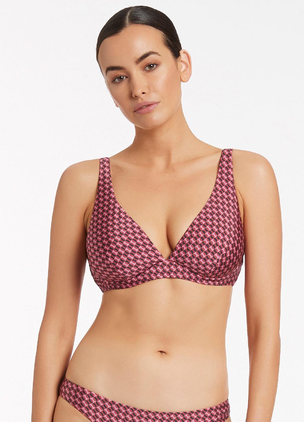 Jets Australia Lalita D/DD Underwire Tri Top - Orchid